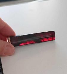 Antika  Altın Dolgu Cherry Amber Bakalit Katalin Ağızlık Orjinal Kutusunda