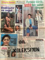 HAFTA SONU DERGİ - GAZETESİ DOĞUM GÜNÜ HEDİYESİ (TURKİSH MAGAZINE - NEWSPAPER) - TAM TAKIM 12 SAYFADIR - 1 HAZİRAN 1978 - Sayı:23 - Seçil Heper-Nihal Bostancı-Erol Evgin-Sezen Aksu-Selçuk Ural-Sevi Algan-Medine Doğan-Ferdi Tayfur-Perihan Savaş-Sadri Alışık-Türkan Şoray-Sevim Tuna-Taner Şener-Sevim Çağlayan-Bahar Erdeniz-Gökben-Ayla Algan-Ali Rıza Binboğa-Melih Kibar-Selma Güneri-Taner Şener-Bahadır Akkuzu-Rüçhan Adlı-Nazan Şoray-Fatma Girik-Fikret Hakan-Sevim Tuna-Celal Bayar-Cüneyt Arkın-Betül Arkın-Nermin Gümüş-Sami Salfati-Christine Salfati-Victor Kami-Bahar Erdeniz-Gökben-Ayla Algan-Ali Rıza Binboğa-Melih Kibar-Selma Güneri-Perihan Savaş-Ferdi Tayfur-Sadri Alışık-Türkan Şoray
