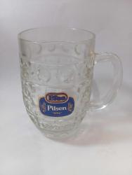 1 lt Efes Pilsen kulplu bardak Koleksiyon Dekorluk kullanımlık  Eskilerden