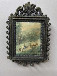 Antika İtalyan İpek Tablo