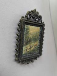 Antika İtalyan İpek Tablo