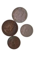 1955 YILI 3-5-25-50 MİLS KIPRIS KOLEKSİYONLUK