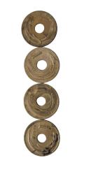 1948-1949-1950-1951 yılları delikli 1 kuruş lotu