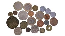 karışık yerli madeni para ve osmanlı penez lotu