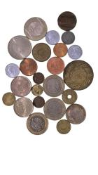 karışık yerli madeni para lotu ve osmanlı büyük penez