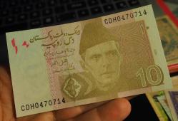 PAKİSTAN 10 RUPEES ÇİL