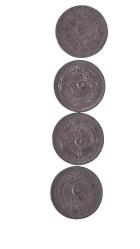 1327 (1909)3-4-5-6 yılları mehmet reşat 20 para lotu