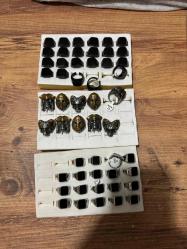 ÇELİK YÜZÜKLER 52 Adet toplu olarak satılık