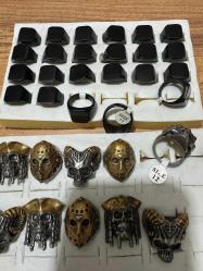 ÇELİK YÜZÜKLER 52 Adet toplu olarak satılık