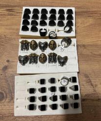 ÇELİK YÜZÜKLER 52 Adet toplu olarak satılık