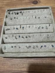 Çeşit çeşit mini çelik küpeler 48 Adet Toplu olarak satılık