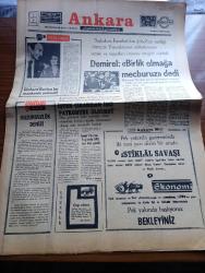 Ankara Gazetesi - Turkish Newspaper - 26 Ağustos 1976 - günün meselesi huzursuzluk denizi - Richard Burton bir mankenle evlendi fotoğraf - Süleyman Demirel Birlik olmaya mecburuz dedi fotoğraf - işten çıkarılan işçi Mehmet Vural patronunu öldürdü - İzmir fuarını 6 günde 548 bin kişi gezdi - bebek belediye gazinosunda Hamiyet Yüceses Öztürk Serengil Feri Cansel Ayten Alpman - Lido'da Bülent Oral Parazitler Sevda Seren - Gar Gazinosu'nda Zeki Müren Mine Mutlu ve Edip Akbayram - Seks ve cinayet - Türkiye İş Bankası - Cemo filmi Yıldız sinemasında - Dağlar kızı Reyhan filmi renk sinemasında - süt kardeşler filmi Reks sinemasında - TRT radyo programı - Saatçi Şükrü Ülgen - Rumlar Kolombo'da yenilgiye uğradı - KTFD Başbakan yardımcısı ve Dışişleri Bakanı Vedat Çelik alınan karar Kıbrıs Türk toplumunun aleyhine değildir dedi - Kıbrıs şiirlerinden seçmeler şehitlerimiz şiiri - Girne Dorona Otel - Lefkoşe açık hava aile gazinosu - Kıbrıs yemekleri - Alasya lokantası - Özsoy gazinosu - İdil Koleksiyon