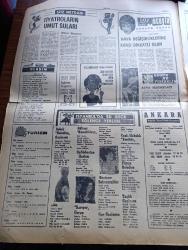 Ankara Gazetesi - Turkish Newspaper - 26 Ağustos 1976 - günün meselesi huzursuzluk denizi - Richard Burton bir mankenle evlendi fotoğraf - Süleyman Demirel Birlik olmaya mecburuz dedi fotoğraf - işten çıkarılan işçi Mehmet Vural patronunu öldürdü - İzmir fuarını 6 günde 548 bin kişi gezdi - bebek belediye gazinosunda Hamiyet Yüceses Öztürk Serengil Feri Cansel Ayten Alpman - Lido'da Bülent Oral Parazitler Sevda Seren - Gar Gazinosu'nda Zeki Müren Mine Mutlu ve Edip Akbayram - Seks ve cinayet - Türkiye İş Bankası - Cemo filmi Yıldız sinemasında - Dağlar kızı Reyhan filmi renk sinemasında - süt kardeşler filmi Reks sinemasında - TRT radyo programı - Saatçi Şükrü Ülgen - Rumlar Kolombo'da yenilgiye uğradı - KTFD Başbakan yardımcısı ve Dışişleri Bakanı Vedat Çelik alınan karar Kıbrıs Türk toplumunun aleyhine değildir dedi - Kıbrıs şiirlerinden seçmeler şehitlerimiz şiiri - Girne Dorona Otel - Lefkoşe açık hava aile gazinosu - Kıbrıs yemekleri - Alasya lokantası - Özsoy gazinosu