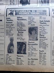Ankara Gazetesi - Turkish Newspaper - 26 Ağustos 1976 - günün meselesi huzursuzluk denizi - Richard Burton bir mankenle evlendi fotoğraf - Süleyman Demirel Birlik olmaya mecburuz dedi fotoğraf - işten çıkarılan işçi Mehmet Vural patronunu öldürdü - İzmir fuarını 6 günde 548 bin kişi gezdi - bebek belediye gazinosunda Hamiyet Yüceses Öztürk Serengil Feri Cansel Ayten Alpman - Lido'da Bülent Oral Parazitler Sevda Seren - Gar Gazinosu'nda Zeki Müren Mine Mutlu ve Edip Akbayram - Seks ve cinayet - Türkiye İş Bankası - Cemo filmi Yıldız sinemasında - Dağlar kızı Reyhan filmi renk sinemasında - süt kardeşler filmi Reks sinemasında - TRT radyo programı - Saatçi Şükrü Ülgen - Rumlar Kolombo'da yenilgiye uğradı - KTFD Başbakan yardımcısı ve Dışişleri Bakanı Vedat Çelik alınan karar Kıbrıs Türk toplumunun aleyhine değildir dedi - Kıbrıs şiirlerinden seçmeler şehitlerimiz şiiri - Girne Dorona Otel - Lefkoşe açık hava aile gazinosu - Kıbrıs yemekleri - Alasya lokantası - Özsoy gazinosu