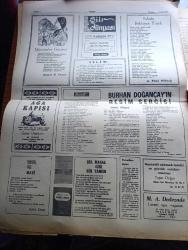 Ankara Gazetesi - Turkish Newspaper - 25 Ağustos 1976 - günün meselesi gerçek problem - mikrofonlu kameralı posta pulları fotoğraf - Ege ordu komutanlığı'na Orgeneral Kenan Evren atandı - Hora gemisi İzmir'e döndü - Lübnan fiilen ikiye bölündü - kadınlar nasıl güzelleşebilir fotoğraflar - Bebek belediye gazinosunda Hamiyet Yüceses Öztürk Serengil Feri Cansel Ayten Alpman - Gar Gazinosu'nda Zeki Müren Mine Mutlu Edip Akbayram Ajda Pekkan - Taşlık gazinosunda Gönül Yazar Ahmet Özhan Seyyal Taner Müjdat Gezen - İmam Hatip okulunu ne için bitirdik - James Bond kraliçenin emrinde filmi Kartal sinemasında - civciv çıkacak kuş çıkacak filmi Yıldırım sinemasında - park cinayeti filmi ark sinemasında TRT radyo programı - Burhan Doğançay'ın resim sergisi yazan Çetin Bilgin - sabahı bekleyen yürek şiiri A. Fazıl Göktuğ - yeşil ve Mavi şiiri yazan Ayla Oral - Kıbrıs'ın 8 günlük devlet başkanı Nikos Sampson iktidarda iken savaş hali yarattığını itiraf etti - Makarios Karamanlis ile görüştü