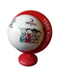 vintage Türk Kızılayı-Ziraat Bankası dünya kumbara & 16 cm
