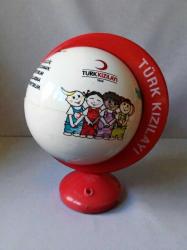 vintage Türk Kızılayı-Ziraat Bankası dünya kumbara & 16 cm