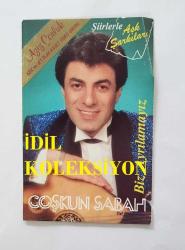 COŞKUN SABAH - BİZ AYRILAMAYIZ, KASET KARTONETİNİN ÖN YÜZÜ - 10 x 6,5 cm EBADINDA - SADECE KARTONET