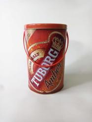 Tuborg Amber Büyük Boy Boş Teneke Kutu