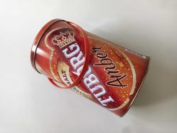 Tuborg Amber Büyük Boy Boş Teneke Kutu