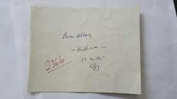 BANU ALKAN'IN LOBİ KARTTAN KESİLME FOTOĞRAFI - 14 x 11 cm EBADINDA - BANU ALKAN & SÜMER TİLMAÇ