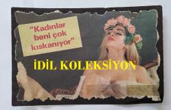BANU ALKAN'IN DERGİDEN KESİLME FOTOĞRAFI - 17 x 11 cm EBADINDA -