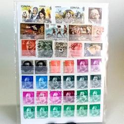 LOT.10 » İspanya 36 Adet Karışık Pul - Kartelada