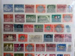 Almanya 71 Adet Karışık Pul - Kartelada