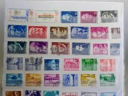 Romanya 57 Adet Karışık Pul - Kartelada