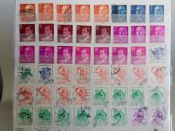 Karışık 66 Adet Yabancı Pul - Kartelada