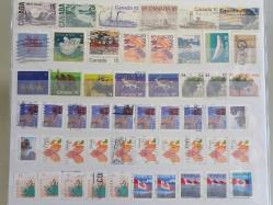 Kanada 69 Adet Yabancı Pul - Kartelada