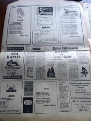 Ankara Gazetesi - Turkish Newspaper - 18 Ağustos 1976 - günün meselesi İran ve Amerika silah ticareti - şarap fıçlarından yapılan evler fotoğraf - Cumhurbaşkanı Fahri Korutürk başkanlığında Güvenlik kurulu Dün toplandı fotoğraf - Hora Sismik gemisi görevine hazır - Bu yıl 75 bin ton işlenmiş tütün ihraç edilecek - benzin sıkıntısı bitiyor - Gar gazinosunda Zeki Müren Mine Mutlu Edip Akbayram Ajda Pekkan Pakize Suda - Caddebostan Harlem Tanju Okan Tülay Tansu Saadet Sun - Taşlık gazinosunda Gönül Yazar Ahmet Özhan Seyyal Taner Müjdat Gezen - malın gözü filmi başrolde Arzu Okay Rüya sinemasında - hababam taburu filmi başrolde Müjdat Gezen Hakan sinemasında - reis'in kızı filmi başrolde Gülşen Bubikoğlu renk sinemasında - TRT radyo programı - Hayal şiiri yazan Necip Fazıl Kısakürek - parıltı şiiri ya sen Ahmet Haşim - kültür politikasında ana görüş ve temel fikirler yazan Cahit Okurer - Makarios ABD'nin politikası değişecek dedi - Kıbrıs şiiri yazan Aydın Salahi - Lefkoşa'da Rumca dergi