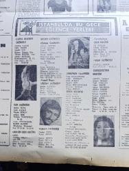 Ankara Gazetesi - Turkish Newspaper - 12 Ağustos 1976 - günün meselesi Akdeniz'de iktidar politikası - yeşilköy'de kanlı bir gerilla baskını yapıldı - İsrail uçağına Filistin Kurtuluş örgütünce yapılan baskında güvenlik kuvvetlerimiz 1,5  saat aralıksız çarpıştı - Necmettin Erbakan Güneydoğu gezisine çıkıyor - Fahri Korutürk Türkiye'nin süratle gelişmekte olduğunu söyledi - Dam başında Yaz akşamı yazan Şemsi Belli - çocuk edebiyatı yazan Enver Naci Gökşen - Florya belediye gazinosunda Semiha Yankı Celal Şahin Saadet Sun - Gar gazinosunda Sevim Tuna Ayla Algan Nazan Şoray Ayhan Işık - Caddebostan maksim'de Gönül Yazar Ahmet Özhan Müjdat Gezen Seyyal Taner - iç çamaşırı giymeyen bayanlar kentlerde trafik kazalarının artışına neden oluyor - sev kardeşim filmi başrolde Tarık Akan Yıldız sinemasında - kahramanlar filmi başrolde Fikret Hakan kısmet sinemasında - Baba bizi eversene filmi başrolde Barış Manço Sayanora sinemasında - yaşam kavgası filmi başrolde Ayhan Işık İnci sinemasında