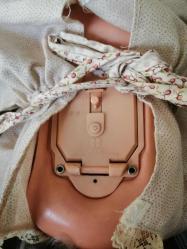 50 cm SİNGAPUR DAMGALI ET BEBEK, PLAKLI, MAVİ GÖZLÜ ÇOK GÜZEL KUSURSUZ BEBEK