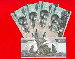 5 Adet Kuzey Kore, 10 Won, 2009 p59, SPECIMEN ÇİL