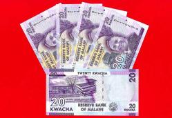 5 Adet MALAWI 20 KWACHA 2016 UNC ÇİL