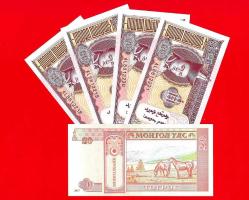 5 Adet MONGOLIA 20 TUGRIK 2017 UNC ÇİL