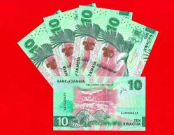 5 Adet ZAMBIA 10 Kwacha 2024 -2025 P New Issue UNC ÇİL