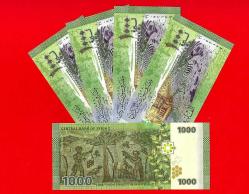 5 Adet SYRIA 1.000 POUND 2013 UNC ÇİL