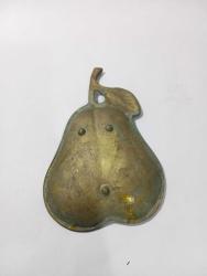 ANTİKA PİRİNÇ ARMUT FORMUNDA KULLUK VEYA DEKOR