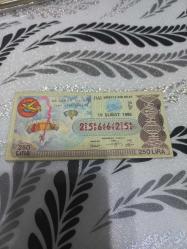 MİLLİ PİYANGO 19 ŞUBAT 1985 60. GURUR YILIMIZ TÜRK HAVA KURUMU UÇAK PARAŞÜT