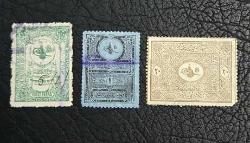 OSMANLI FİSKAL PULU - 3 ADET