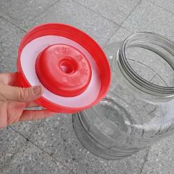 24 lt Cam Turşu,Sirke,Şarap Kavanozu,hava kapaklı