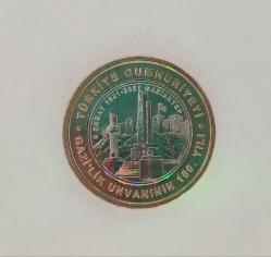 1 tl gazilik ünvanı hatıra para koleksiyon