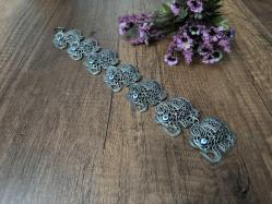 NAzar Boncuklu Fil - Metal Duvar Dekoru - Bereket Süsü Fİl Biblo Dekor - Nazar Boncuğu Duvar Dekoru