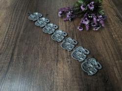 NAzar Boncuklu Fil - Metal Duvar Dekoru - Bereket Süsü Fİl Biblo Dekor - Nazar Boncuğu Duvar Dekoru