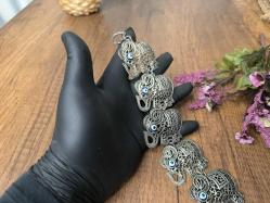 NAzar Boncuklu Fil - Metal Duvar Dekoru - Bereket Süsü Fİl Biblo Dekor - Nazar Boncuğu Duvar Dekoru