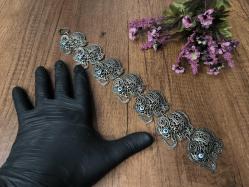 NAzar Boncuklu Fil - Metal Duvar Dekoru - Bereket Süsü Fİl Biblo Dekor - Nazar Boncuğu Duvar Dekoru