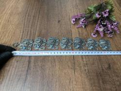 NAzar Boncuklu Fil - Metal Duvar Dekoru - Bereket Süsü Fİl Biblo Dekor - Nazar Boncuğu Duvar Dekoru