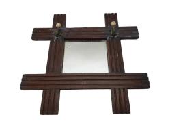 OSMANLI DÖNEMİ RUM İŞİ AHŞAP AYNA